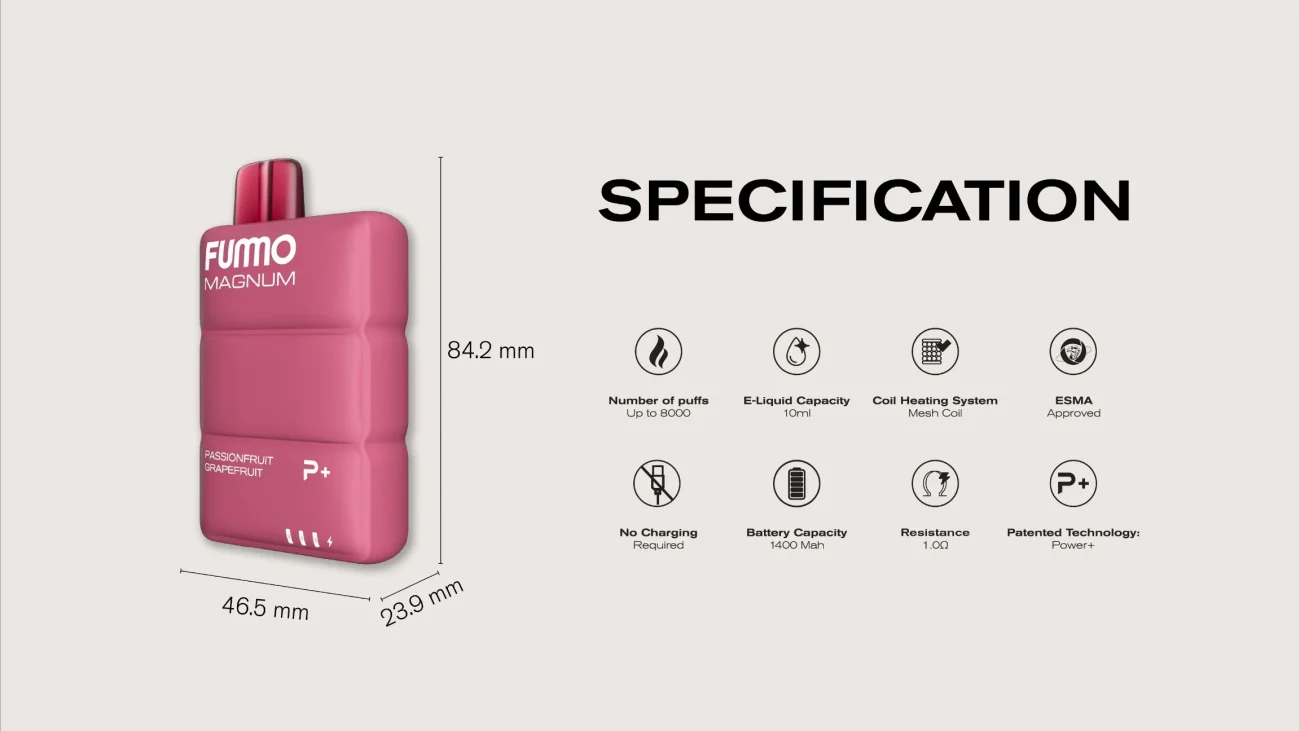 Spec FUMMO Magnum 8k