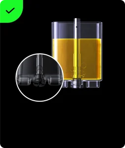 HQD CUVIE Slick | All-in-one Oil Cartridge with Leak-proof Design