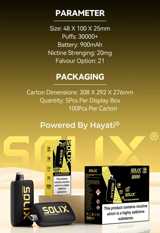 Hayati Solix 30k Package Includes