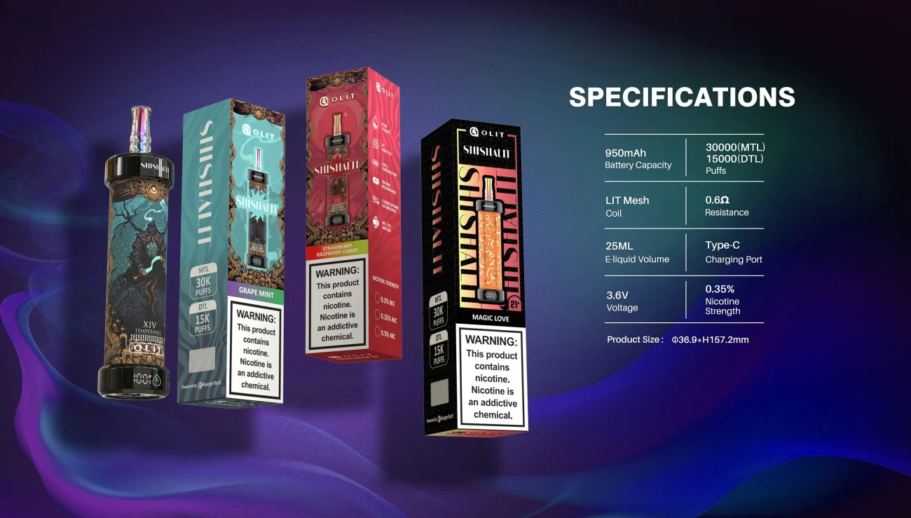 OLIT Shishalit 30000 Puffs Product Details