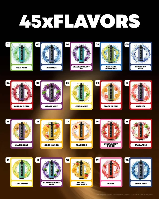 AL Fakher Mega Max 40000 Puffs Flavors