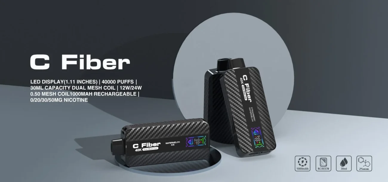 Description about VEIIK C Fiber 40000 Puffs in UAE