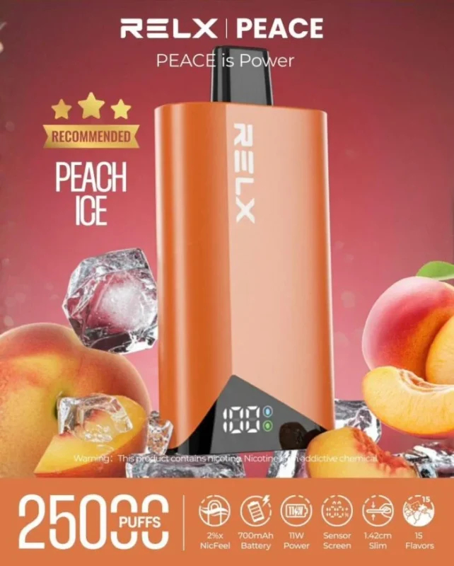 Flavors available Relx Peace 25k in Dubai