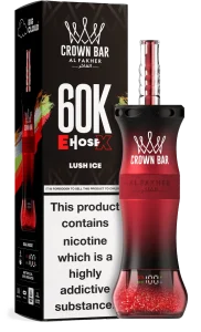Crown Bar Al Fakher 60000 Puffs smart features