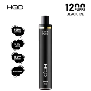 All Features HQD Black 1200 Puffs