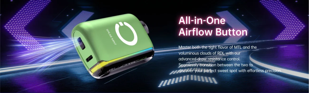 All in One Button Airflow control