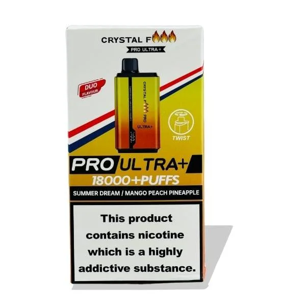 Crystal 18000 Puffs Box Includes