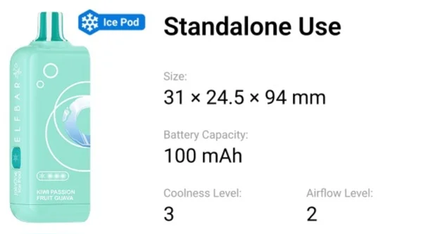 ELFBAR JOINONE Ice Pod Features