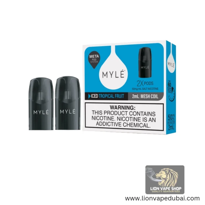 Myle V5 Meta Pods iced tropical fruit