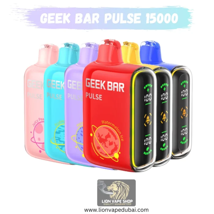 Geek Bar Pulse 15000 Puffs All Flavors in Dubai