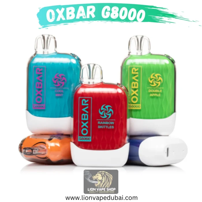 Oxbar g8000 disposable vape 8000 puffs 50mg nicotine in Dubai, UAE