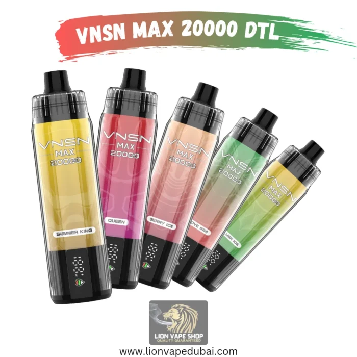 VNSN Max 20000 Puffs 50mg Disposable Vape in Dubai