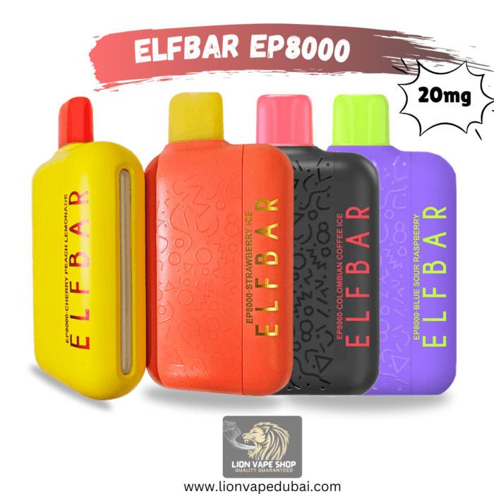 ELF BAR EP8000 20mg 8000 Puffs Disposable Vape in Dubai UAE