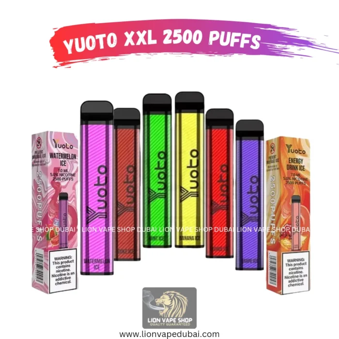 YUOTO XXL Disposable in Dubai 2500 Puffs