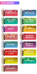 Flavors of ELFBAR Ice King 30000 Puffs in Dubai