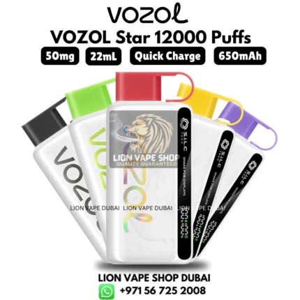 VOZOL STAR 12000 Puffs All Flavors in Dubai UAE