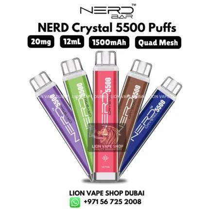 NERD Crystal 5500 Puffs in Dubai