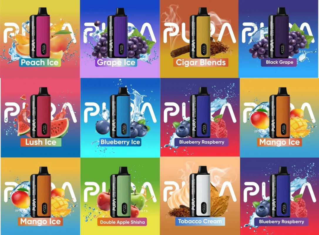Pura Pro 12000 Puffs Flavors