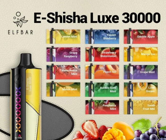 Flavors ELFBAR E-Shisha Luxe 30k Puffs