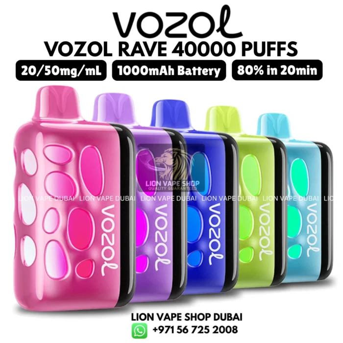 VOZOL Rave 40000 Puffs in Dubai