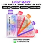 LOST MARY MT35000 Turbo 35k Puffs 5% Nicotine Vape in Dubai