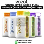 VOZOL STAR 40000 Puffs 50mg Nicotine Vape in Dubai, UAE
