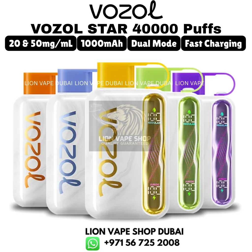 VOZOL STAR 40000 Puffs 50mg Nicotine Vape in Dubai, UAE
