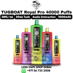 TUGBOAT Royal Pro 40000 Puffs 3MG Nicotine Vape in Dubai