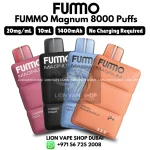 FUMMO Magnum 8000 Puffs 2MG Nicotine Vape in Dubai UAE