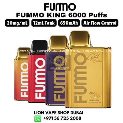 FUMMO King 6000 Puffs 2% Nicotine Vape in Dubai UAE