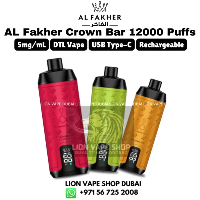 AL Fakher 12000 Puffs 5mg Nicotine Vape in Dubai UAE