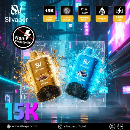 SILVAPER 15000 Puffs Key points
