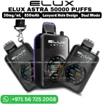 ELUX Astra 50000 Puffs 5% Nicotine Vape in Dubai UAE