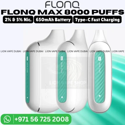 FLONQ Max 8000 Puffs Disposable Vape in Dubai UAE
