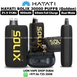 HAYATI SOLIX 30000 Puffs 5% Nicotine Vape in Dubai