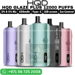 HQD Glaze Plus 12000 Puffs Disposable Vape in Dubai