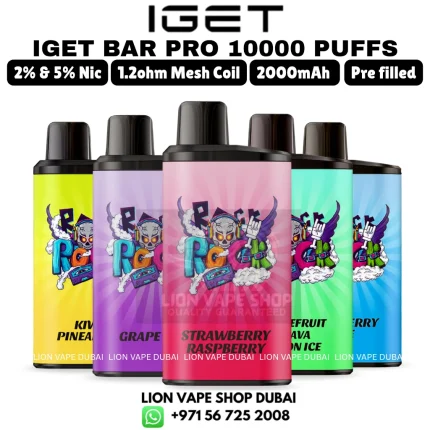 IGET BAR Pro 10000 Puffs 5% Nicotine Vape in Dubai