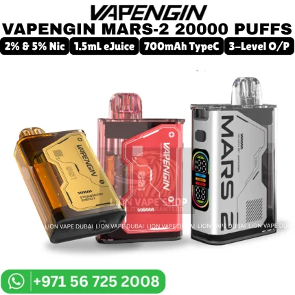 VAPENGIN Mars2 20000 Puffs 2% Nicotine Vape in Dubai UAE