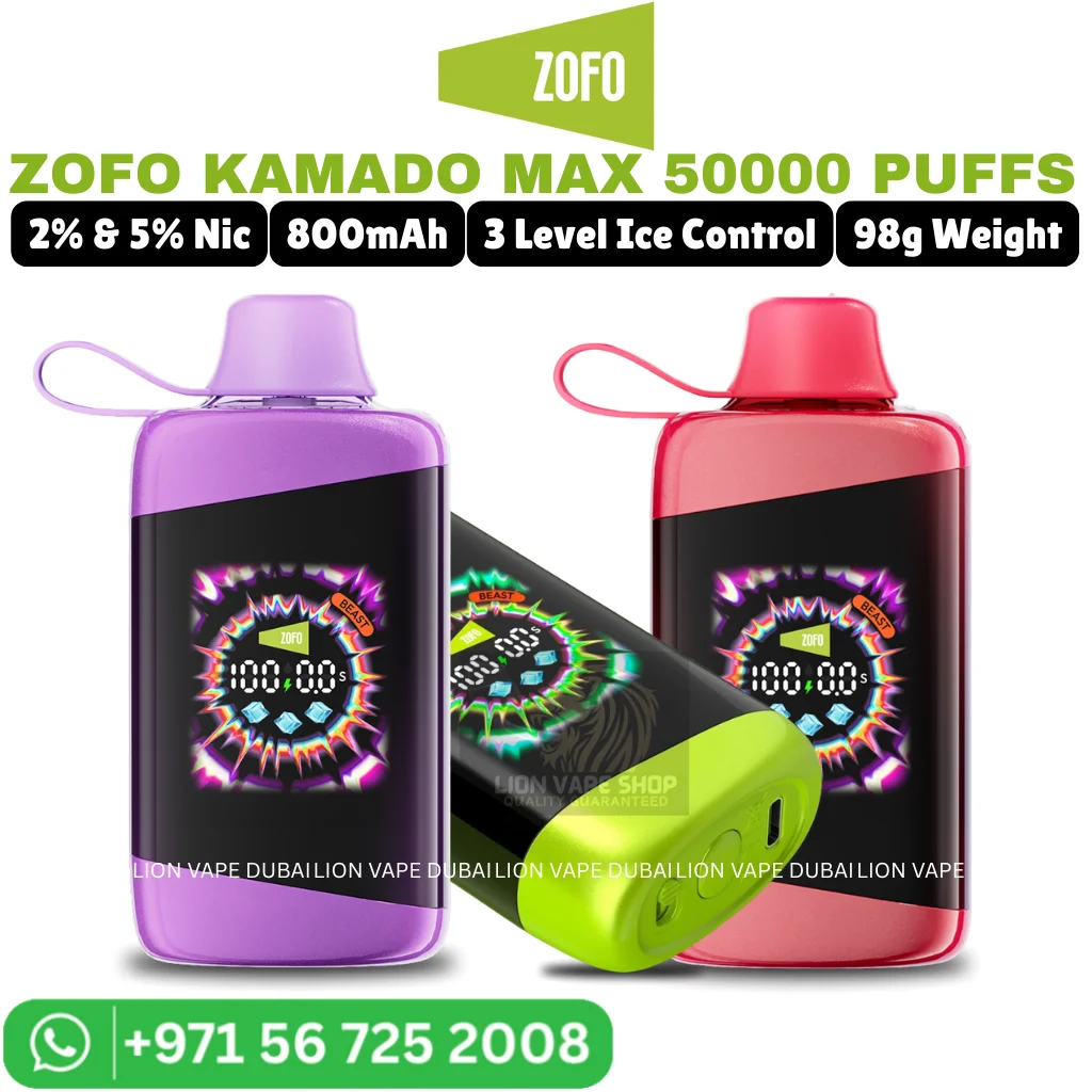 Buy ZOFO Kamado Max 50000 Puffs 5mg Nicotine Vape in Dubai UAE Buy ZOFO Kamado Max 50000 Puffs 5mg Nicotine Vape in Dubai UAE