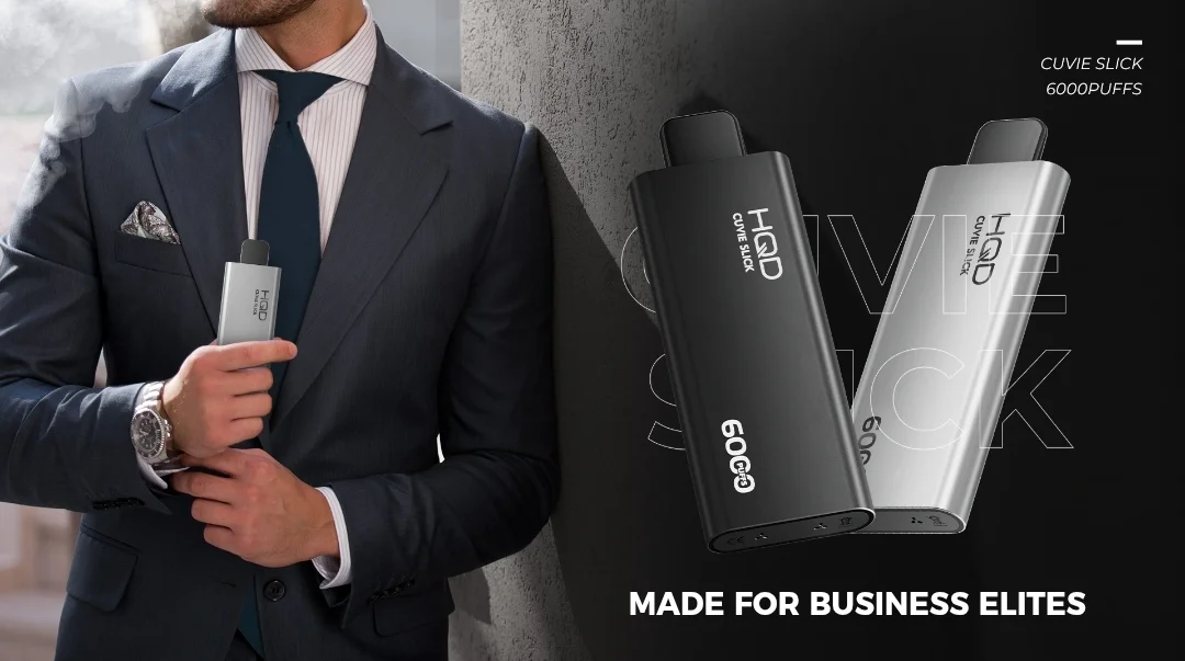 HQD Cuvie Slick 6000 Puffs Ultra thin Business Class Disposable Vape