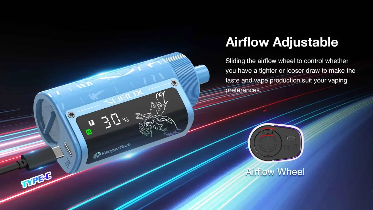 Kanger 50k Airflow Adjustable Wheel
