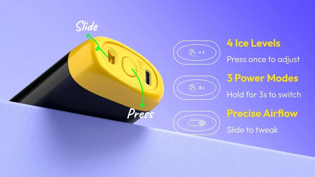 ZOFO Kamado 50000 Puffs Precise Adjustments, Ideal Hits