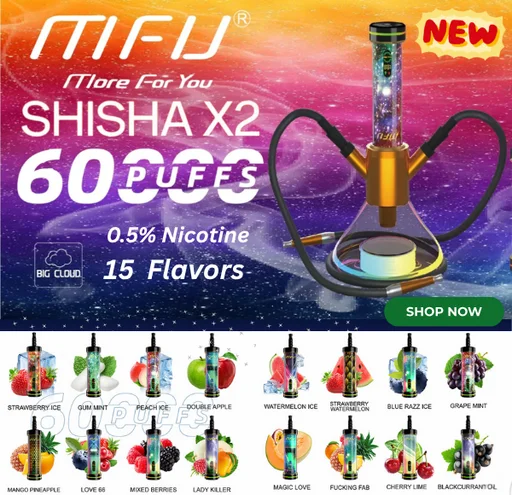 flavors MFU Shisha x2 Hookah