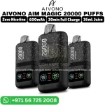 AIVONO Aim Magic 20000 Puffs 0MG Nicotine Vape in Dubai