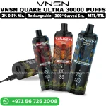 VNSN Quake Ultra 30000 Puffs 50MG Nicotine Vape in Dubai