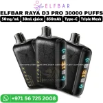 ELFBAR Raya D3 Pro 30000 Puffs 5% Nicotine Vape in Dubai