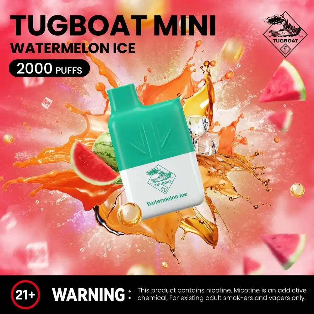 TUGBOAT Mini Watermelon Ice Flavors