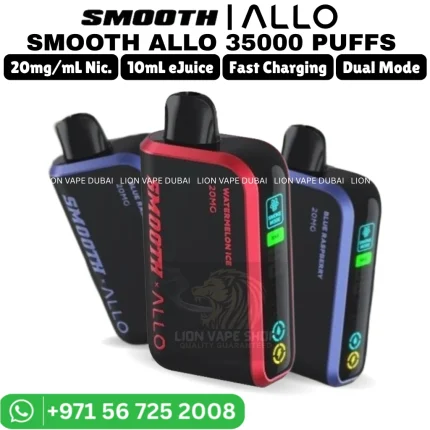 SMOOTH ALLO 35000 puffs 20MG Nicotine Vape in Dubai