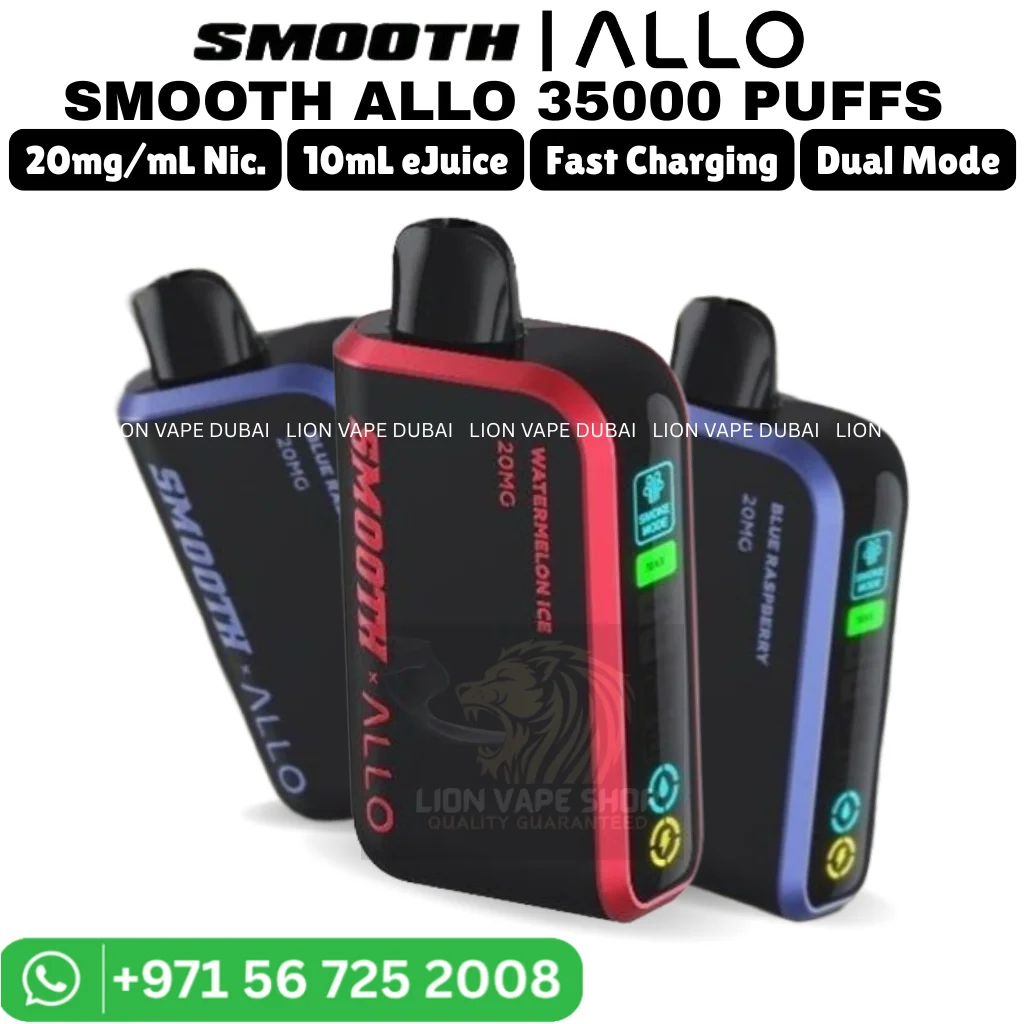 SMOOTH ALLO 35000 puffs 20MG Nicotine Vape in Dubai