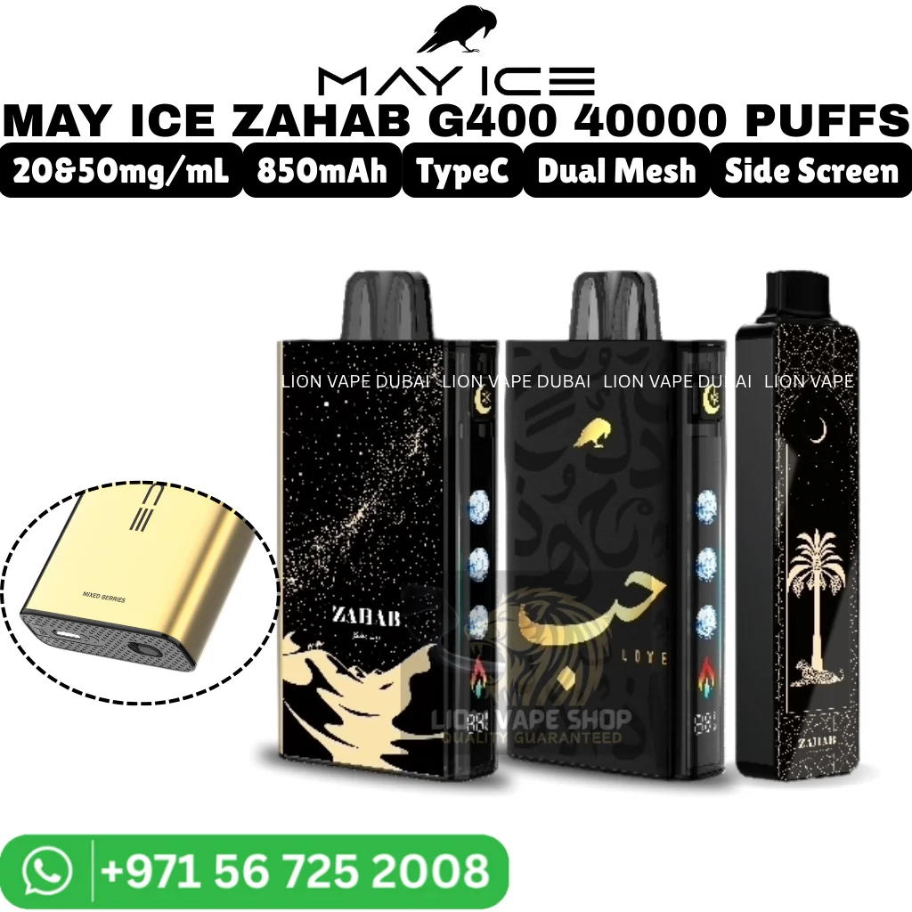 MAY ICE ZAHAB MAYICE ZAHAB G400 40000 Puffs ICE Adjustable Vape in DubaiG40 40000 PUFFS_20251206_164212_0000 MAYICE ZAHAB G400 40000 Puffs ICE Adjustable Vape in Dubai